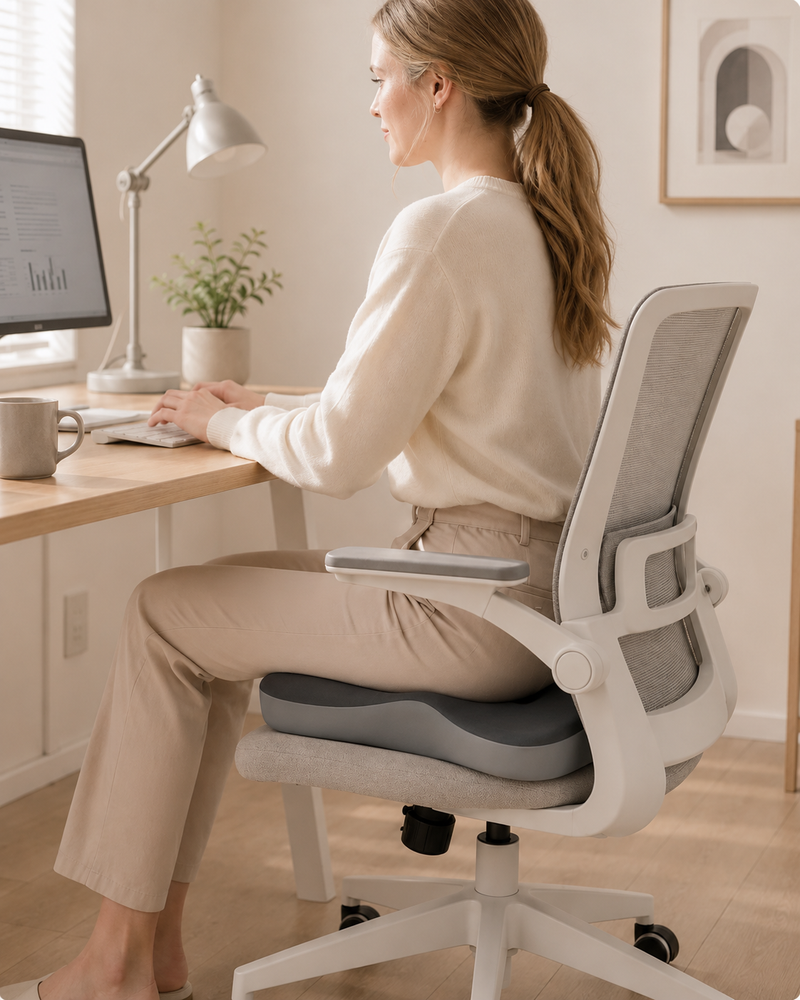 Ergonomic Memory Foam Seat Cushion