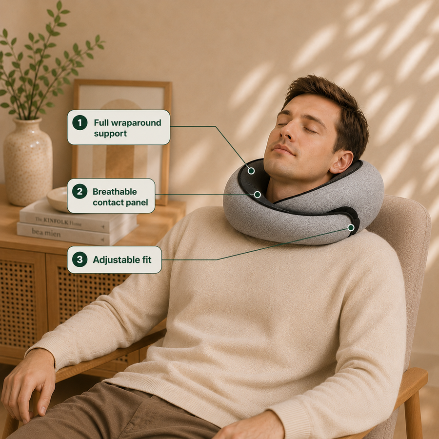 Memory Foam Neck Pillow
